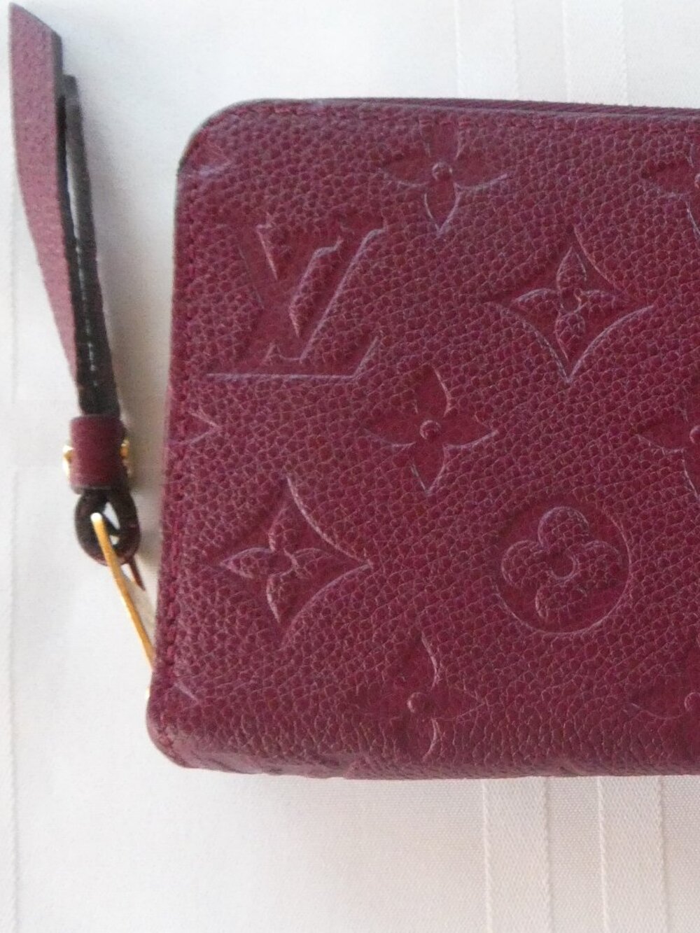 LOUIS VUITTON Zippy Wallet Monogram Empreinte-FOR INFORMATION ONLY